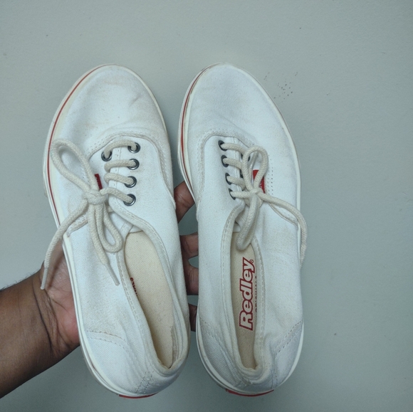 Redley Unisex White Skateboarding Sneakers Size 5 - Picture 7 of 13